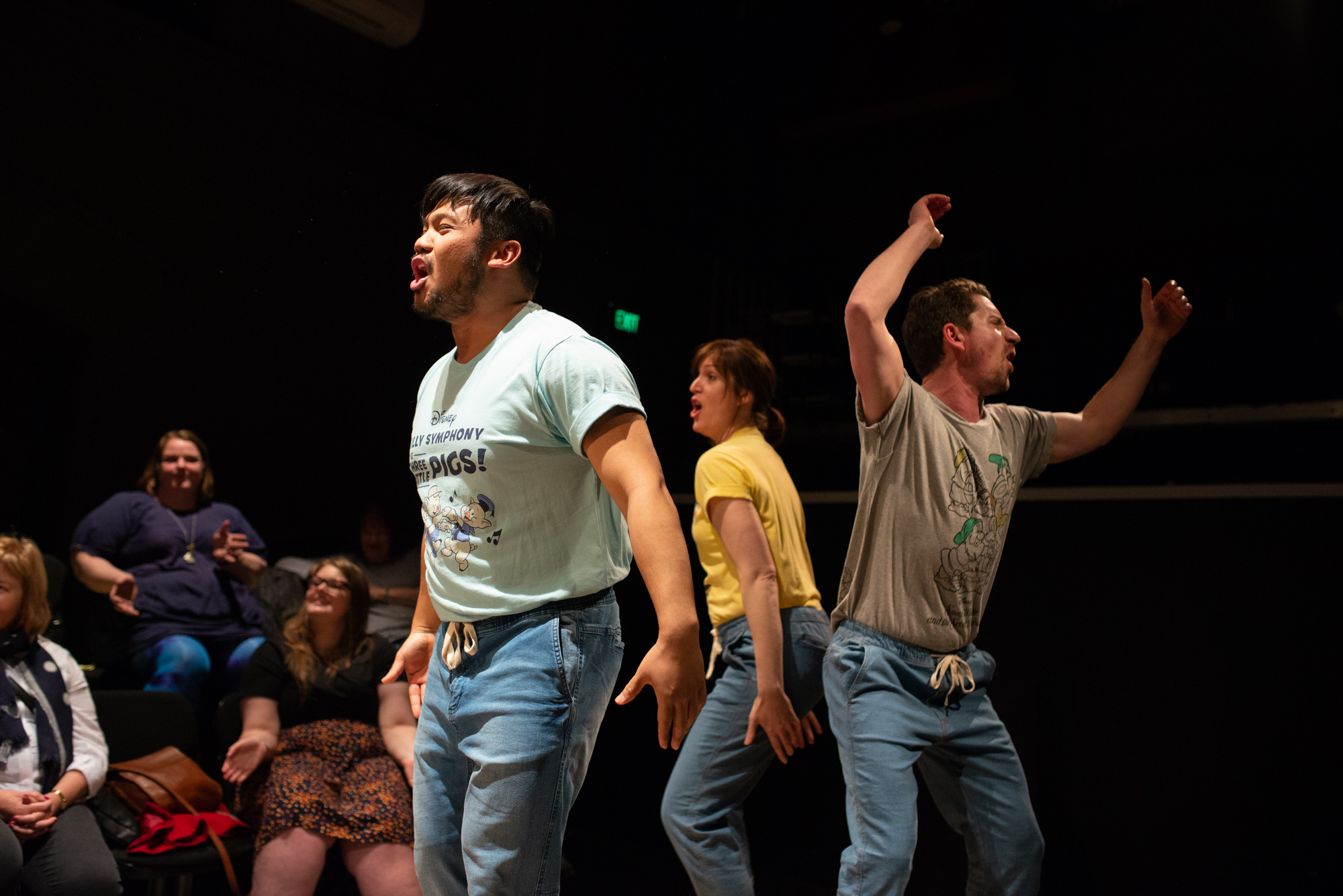 John Marc Desengano, Andrea McCannon, Glenn van Oosterom in 'Just a Boy, Standing in Front of a Girl'