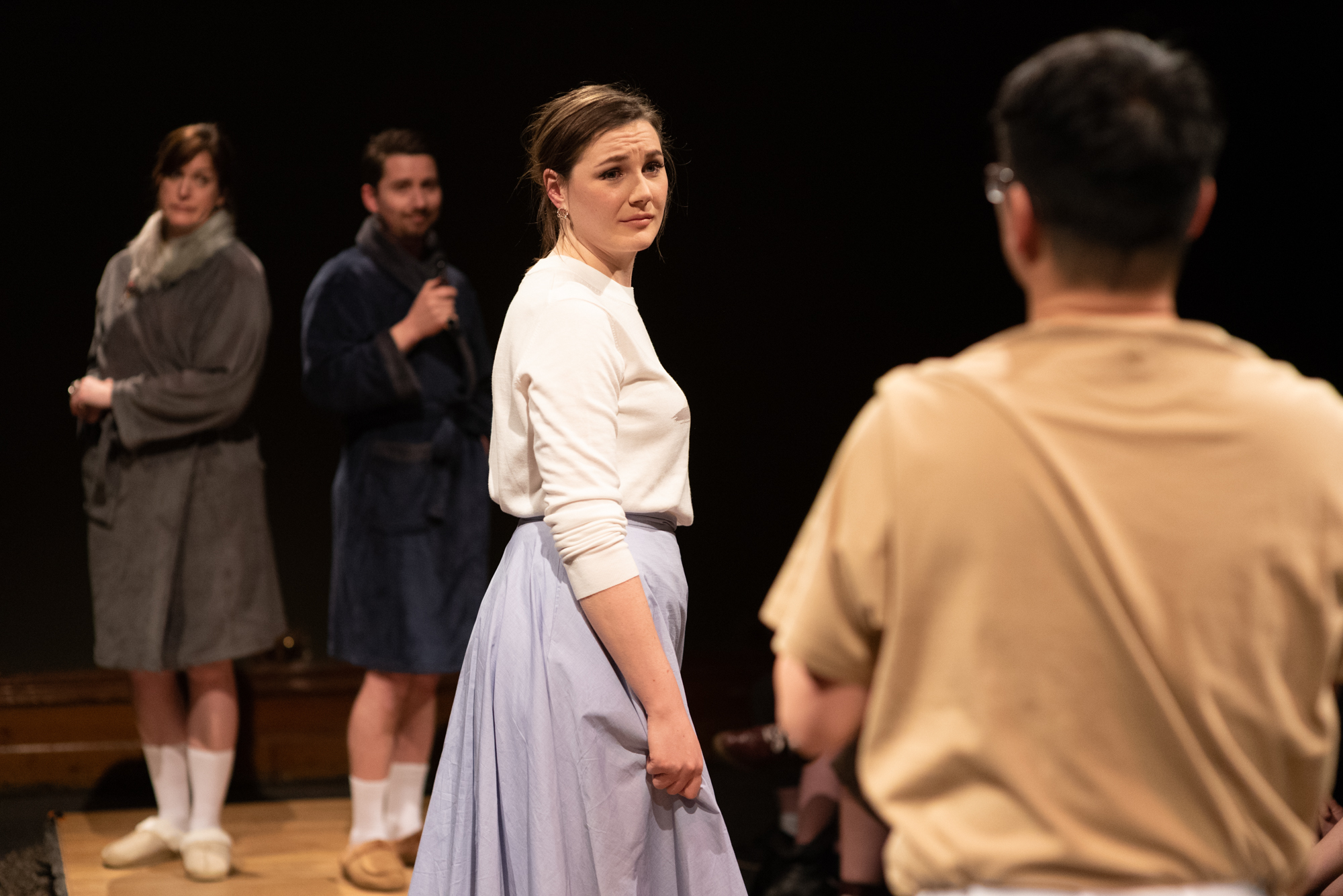 Andrea McCannon, Glenn van Oosterom, Annie Lumsden, Keith Brockett in 'Just a Boy, Standing in Front of a Girl